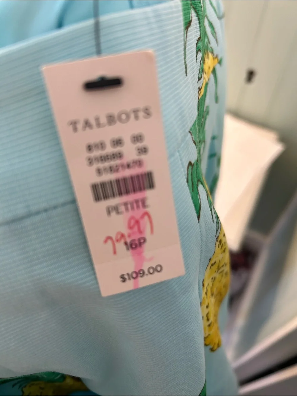Talbots RSVP NWT Pineapple Print A-Line Skirt 🍍